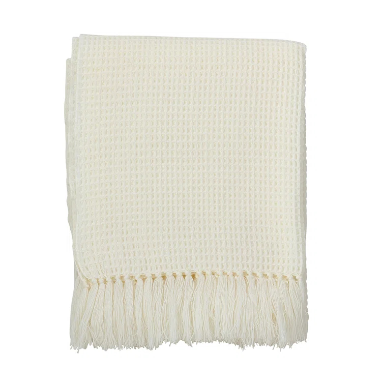 Saro Sevan Collection Hand Woven Throw Blanket