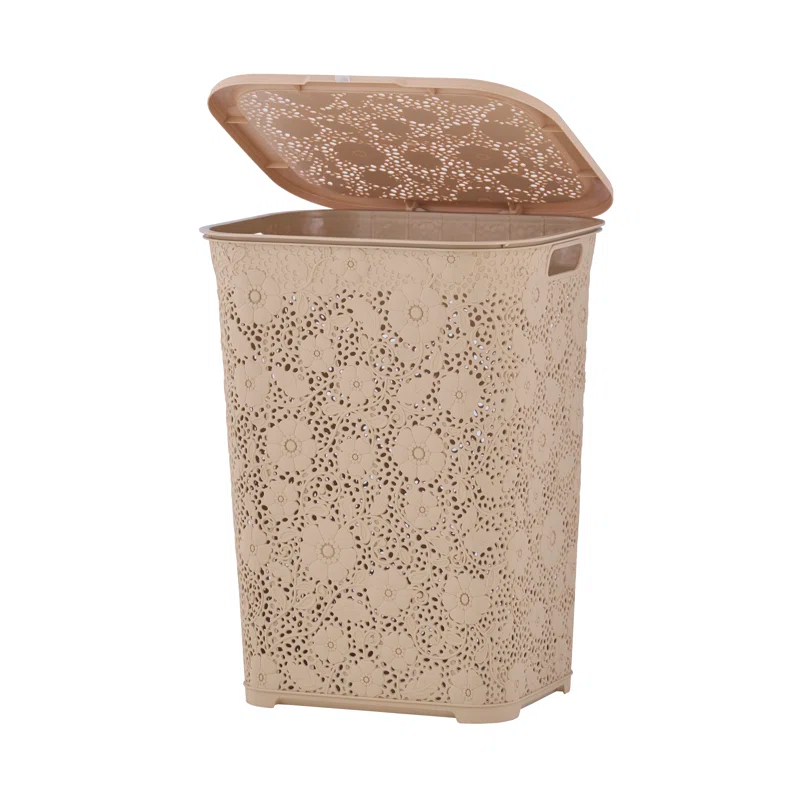 House of Hampton® Plastic Laundry Hamper with Handles