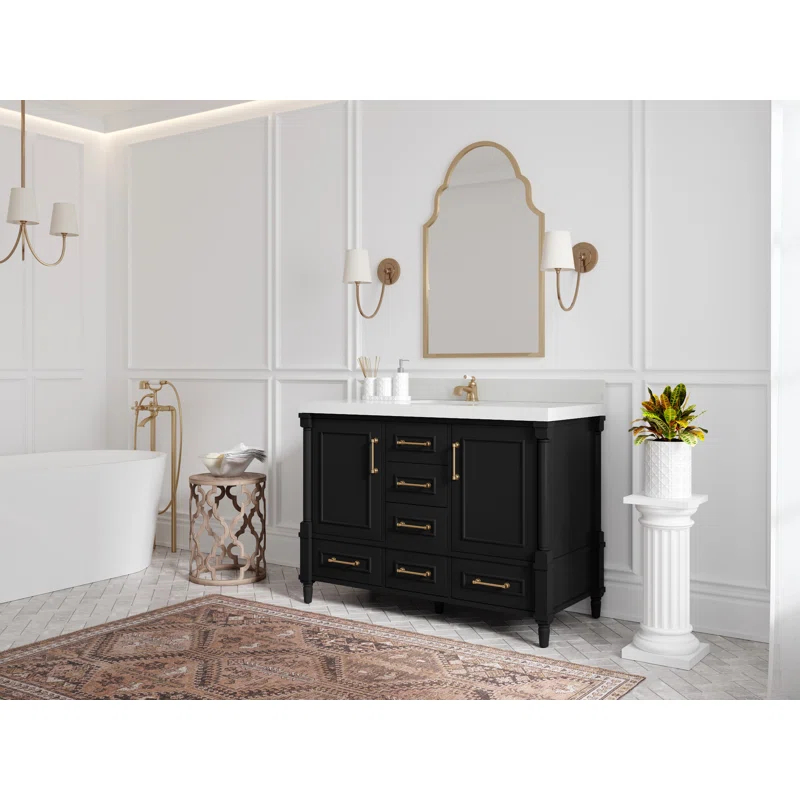 Willow Collections Aberdeen 48'' Single Bathroom Vanity with Top