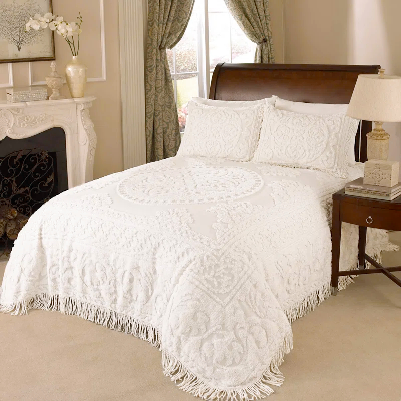 Beatrice Home Fashions Medallion Cotton Pillow Sham