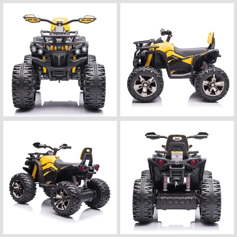 Aosom 12 Volt 1 Seater All-Terrain Vehicles Battery Powered Ride On