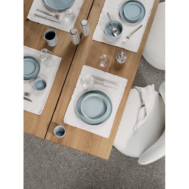 PILAR Stoneware 5.51" Bread and Butter Plate (Set of 4)