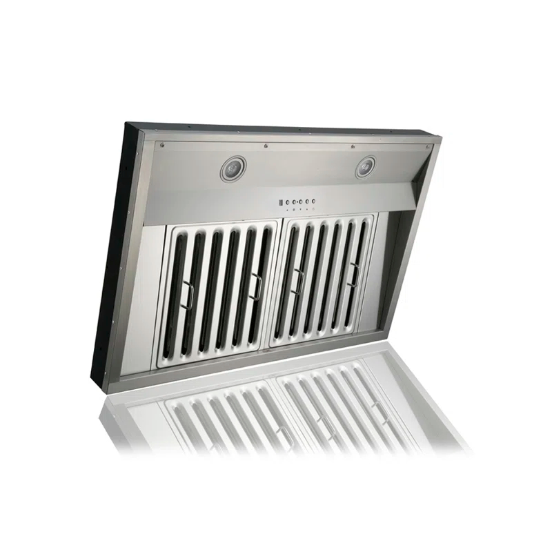 Kobe Range Hoods 36" Stainless Steel 1100 CFM Ducted (Vented) Insert Range Hood with Baffle Filter