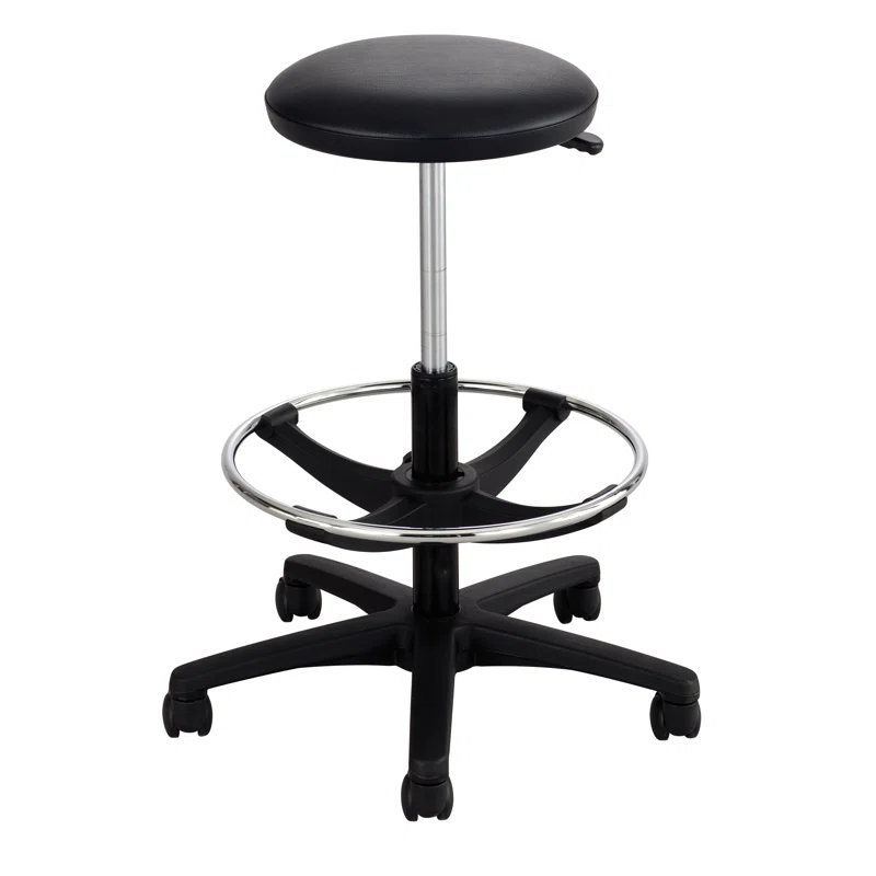 Safco Products Company Safco Diesel Series Industrial Stool w/Back, High Base