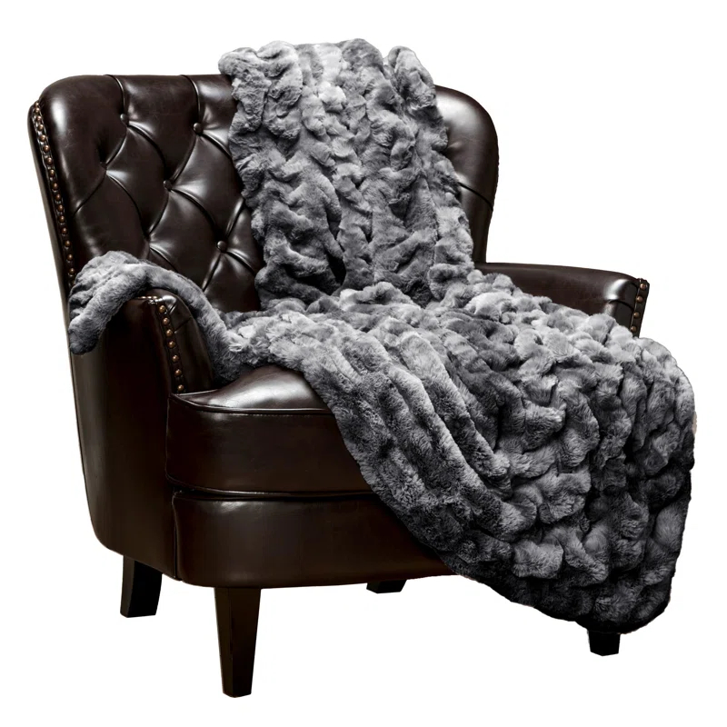 Chanasya Faux Fur Throw
