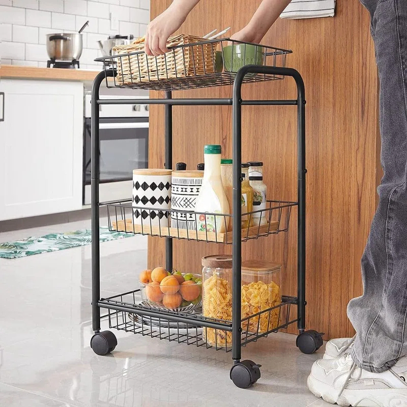 28.3'' H x 16.5'' W Utility Cart with Wheels