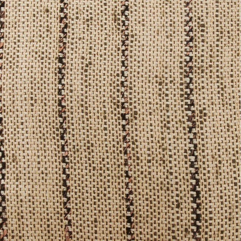 Saro Hugh Collection Striped Cotton Throw Pillow