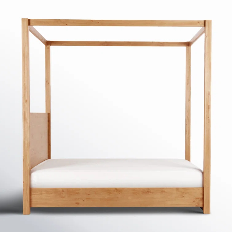 Modica Solid Wood Canopy Bed