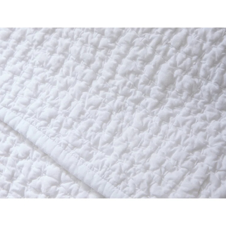 Coyuchi Pebbled Handstitched Organic Quilt