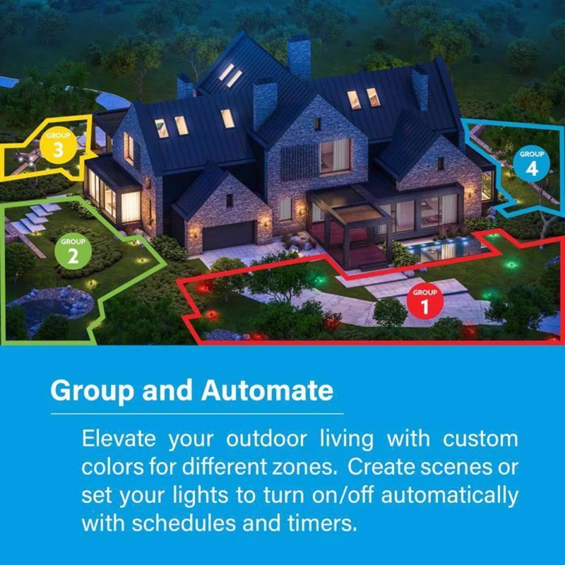 FeitElectric Feit OneSync Bronze Solar Powered/Remote LED Spotlight 2 pk