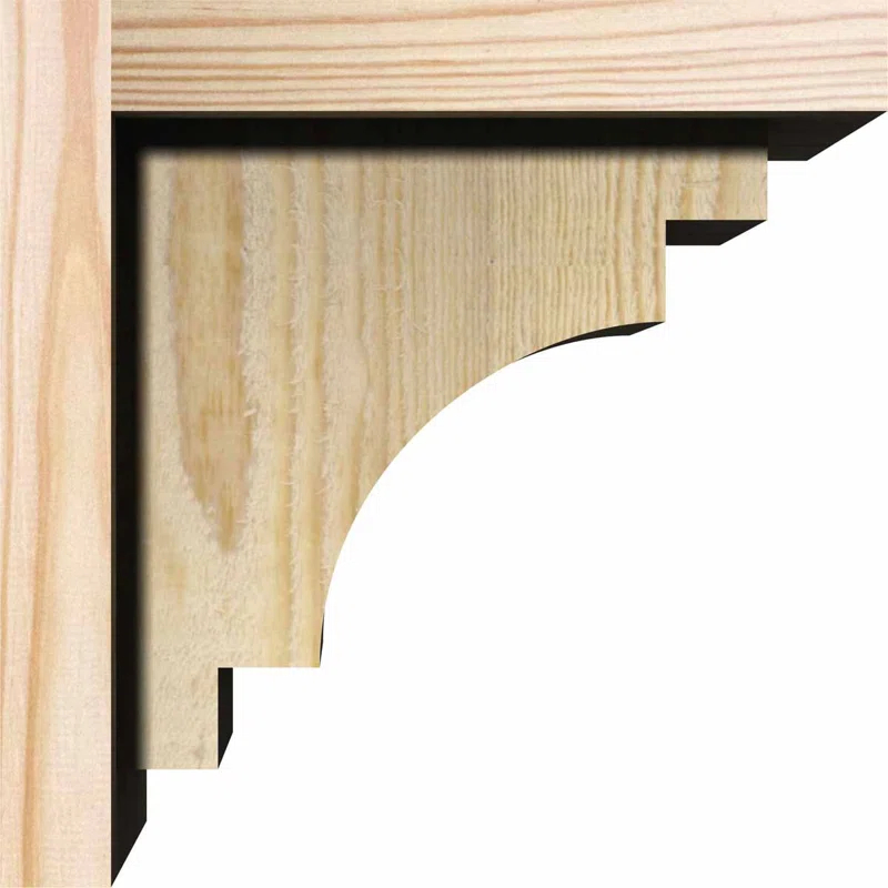 Ekena Millwork Mediterranean Corbel w/Backplate