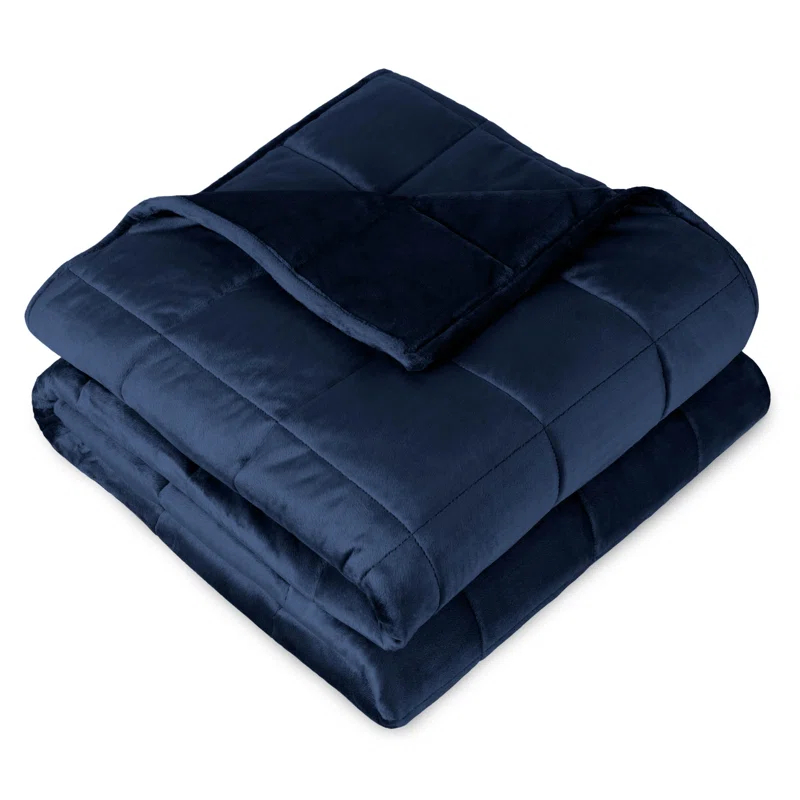 Bare Home Minky Fleece Weighted Blanket