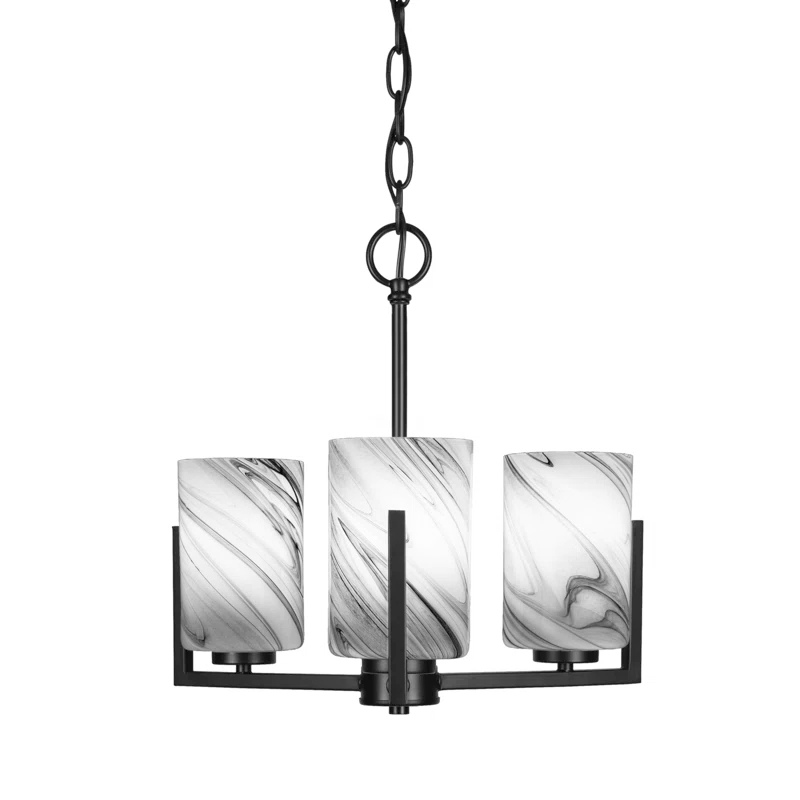 Atlas 3 Light Uplight Chandelier