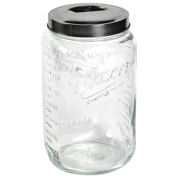 Mason Craft & More Vintage Storage Jars Glass Jar