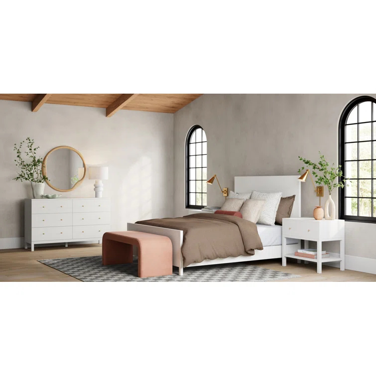Doreen Round Mirror - Natural