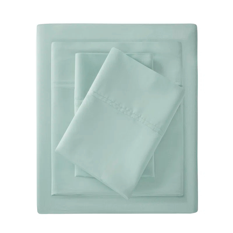 Madison Park Bamboo 250 Thread Count Rayon from Bamboo 4-Piece Sheet Set
