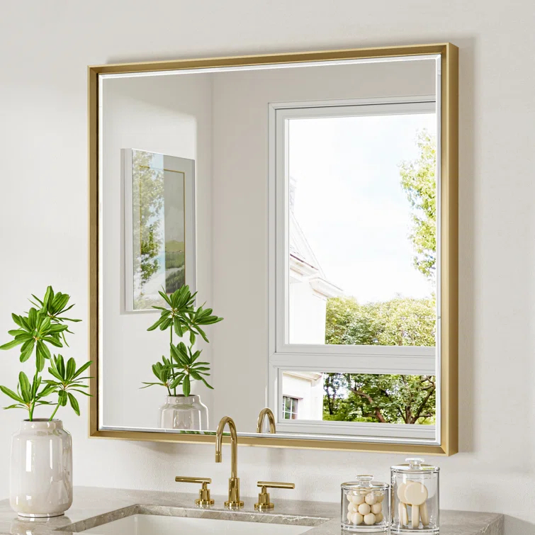 Latitude Run® Lohoski Decorative Wall Mirror Beveled Design, Bathroom Vanity Mirror Accent Mirror Finish & Reviews | Wayfair