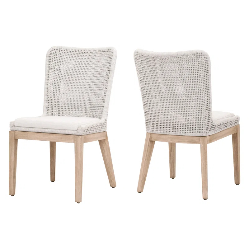 Rosecliff Heights Pittenger 19.75'' H Polypropylene / Olefin Upholstered Side Chair (Set of 2)
