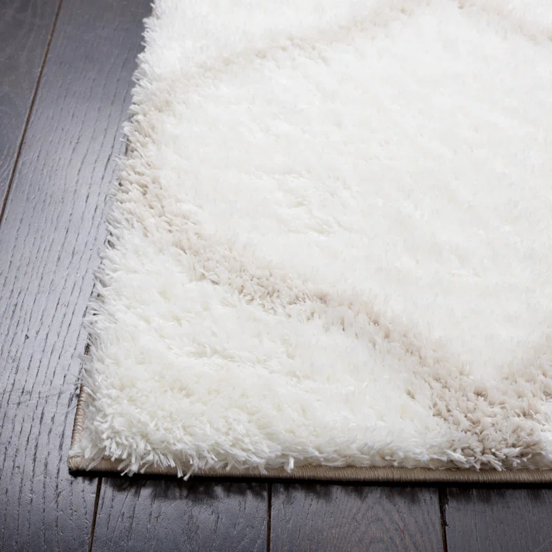 Red Barrel Studio® Tahoe Shag Performance Geometric Rug