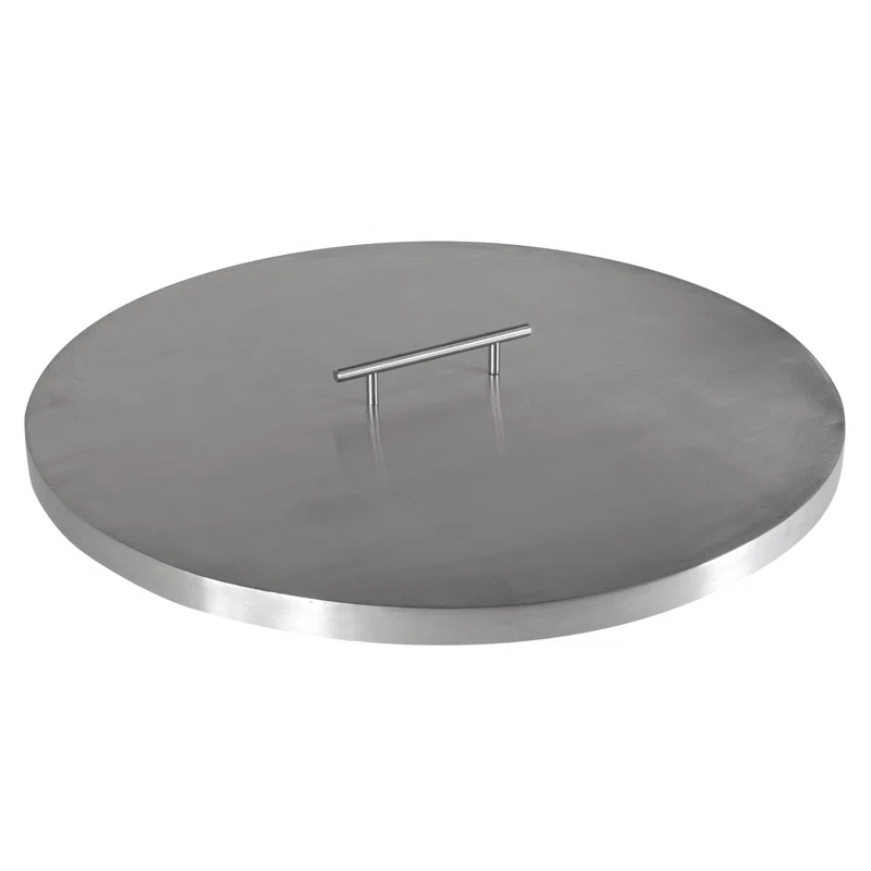 Celestial Fire Glass Stainless Steel Fire Pit Lid for Round Fire Pits