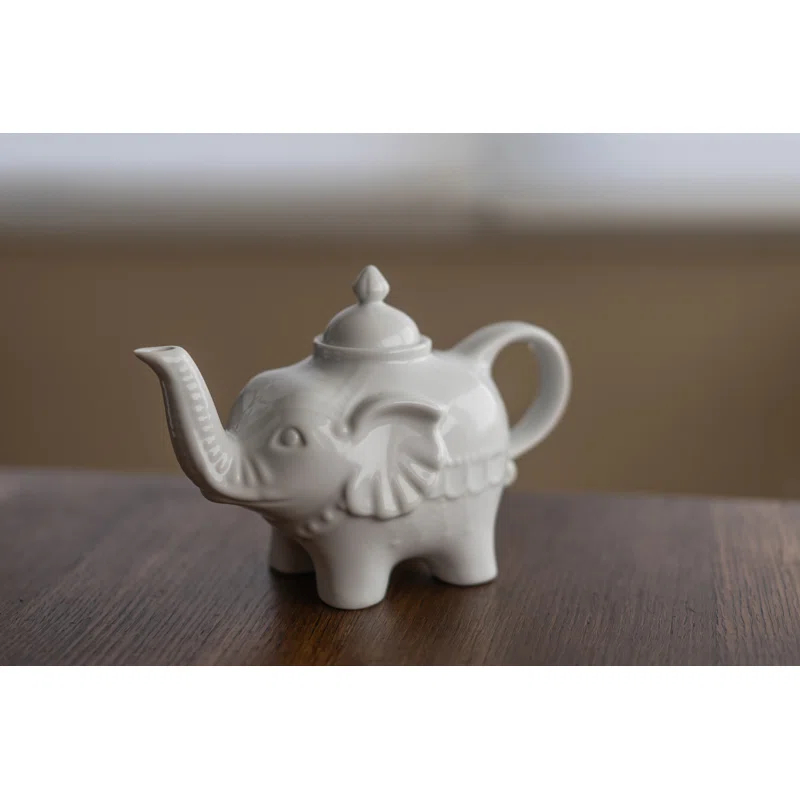 BIA Cordon Bleu BIA Cordon Bleu 28oz Porcelain Elephant Teapot,