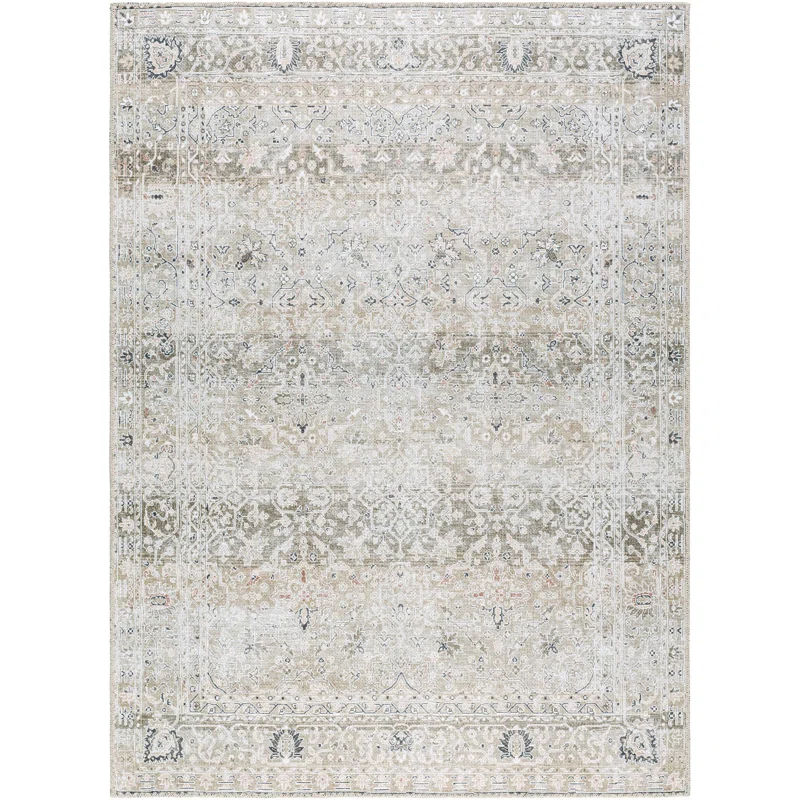Our PNW Home x Livabliss Our PNW Home x Livabliss Machine Washable Oriental Boho Brown Area Rug