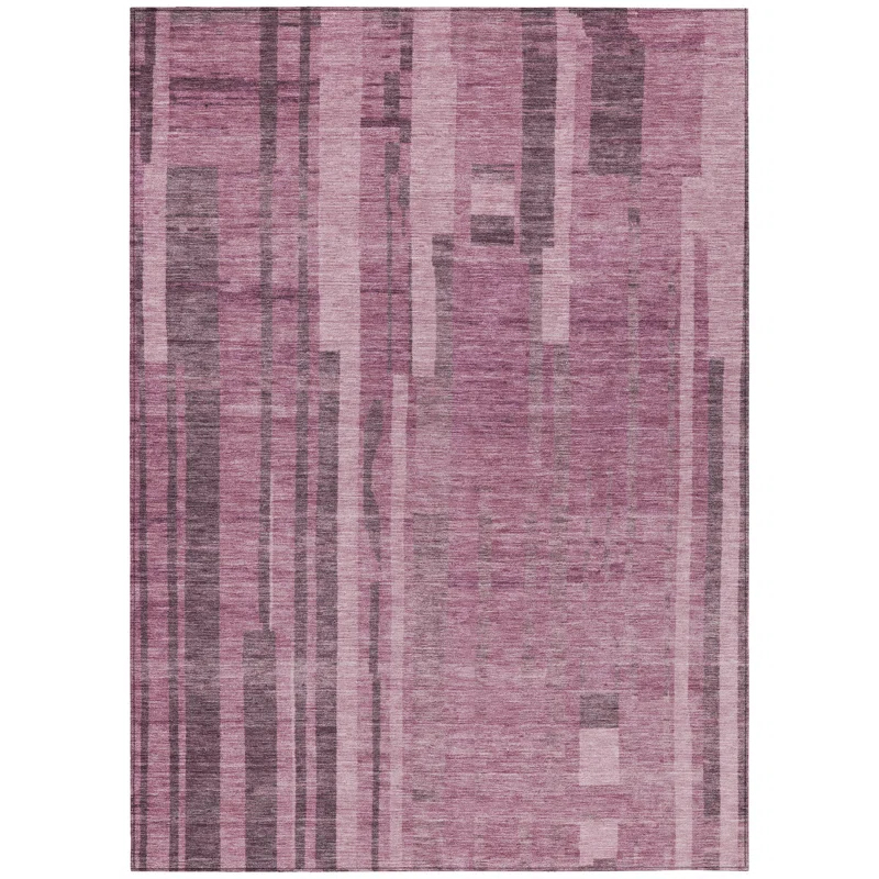 Machine Washable Indoor/Outdoor Chayden ACN1063 Blush Rug