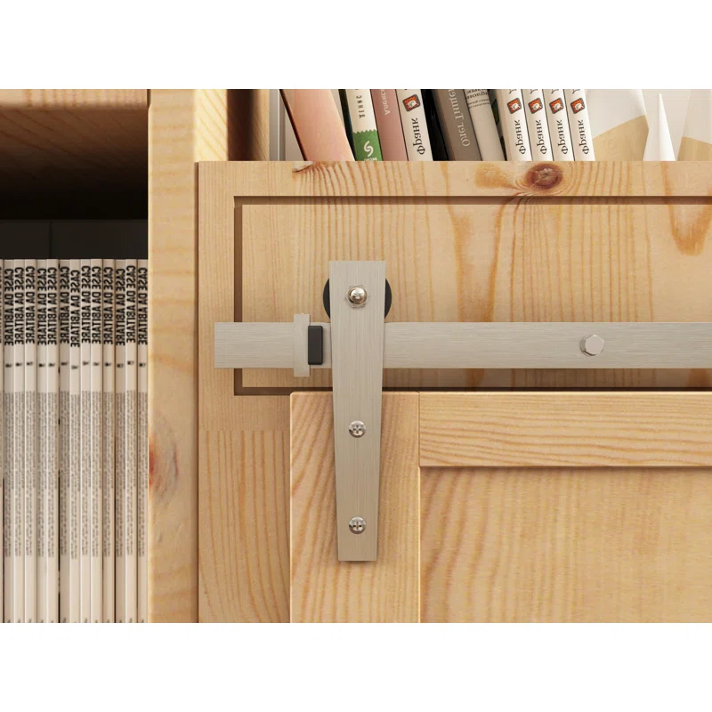Wedge Mini Standard Double Track Barn Door Hardware Kit