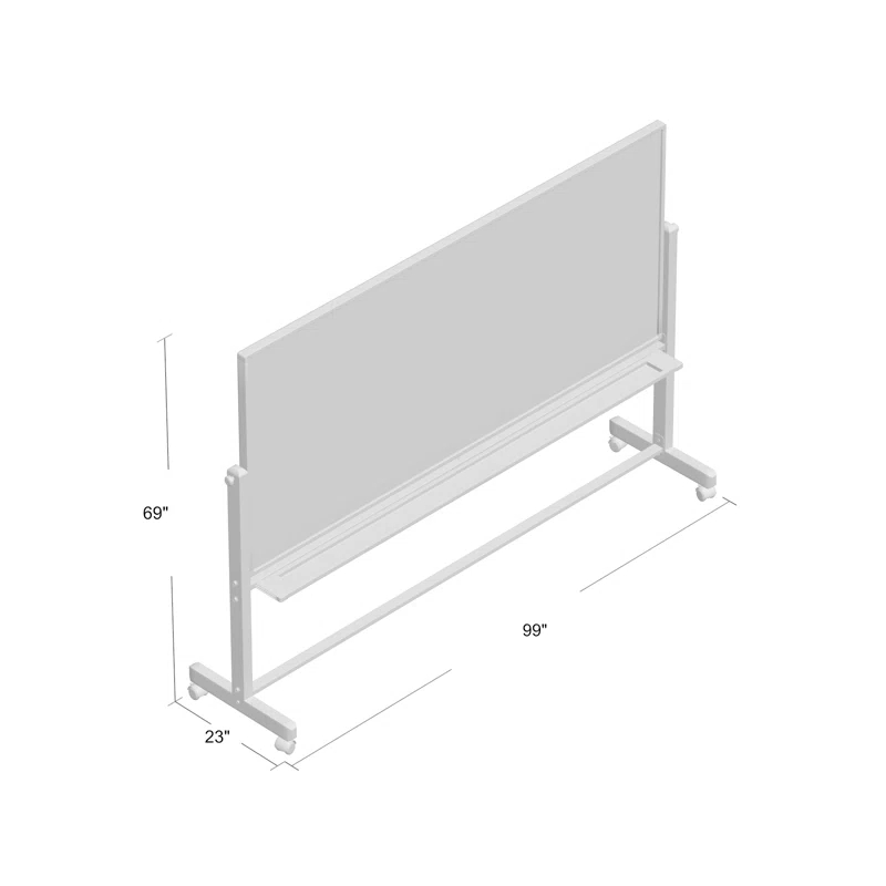 Inbox Zero Mobile Double Sided Magnetic Whiteboards - Multiple Sizes