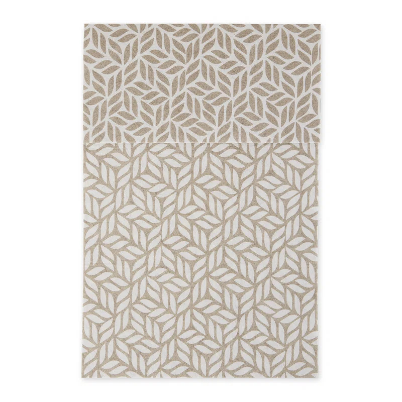 Design Imports Abstract Leaf Print Liner (Set of 6)