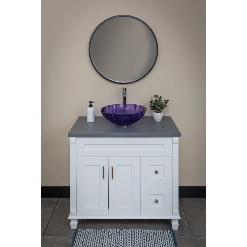 Eden Terrazzo 31'' Stone Single Bathroom Vanity Top