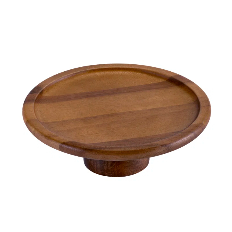 Millwood Pines Kalmar Home Acacia Wood Cake Stand Azareya