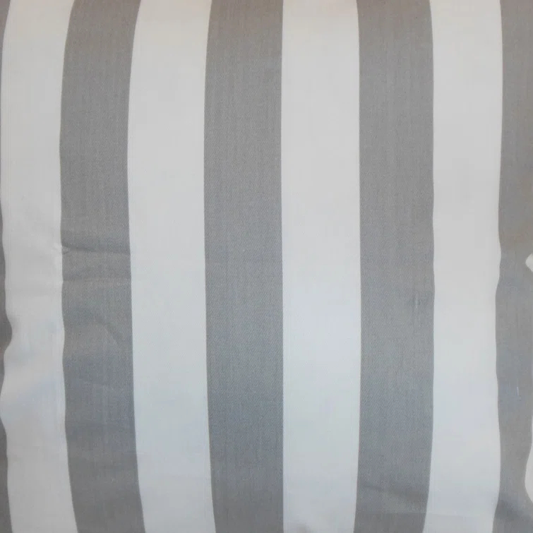 Striped Cotton Throw Pillow