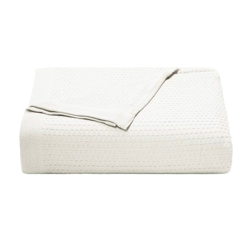 Nautica Nautica Baird Solid Cotton Reversible Blanket