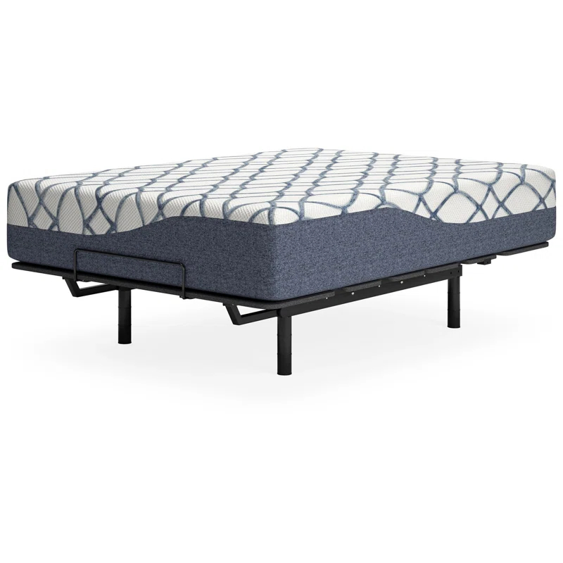 Benjara Himy Mattress, Response Memory Foam, 14 Inch Cooling