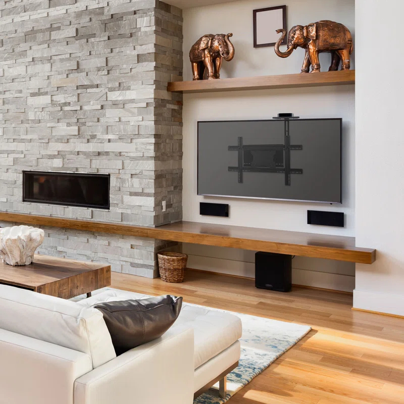 Mount-it Mount-It Floating Shelf for Wall Mounted TV & Streaming Devices | Dual Installation for Wall or TV