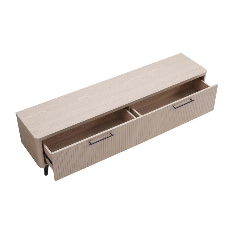 Manhattan Comfort Jodie 68.9" Mid-Century Modern TV Stand