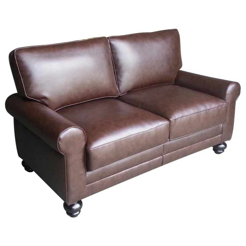 Serta Serta Copenhagen 61" Loveseat for Two People, Pillowed Back Cushions and Rounded Arms