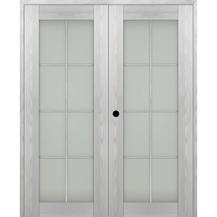 Belldinni Avon 8 Lite Solid + Manufactured Wood Paneled Prehung Door