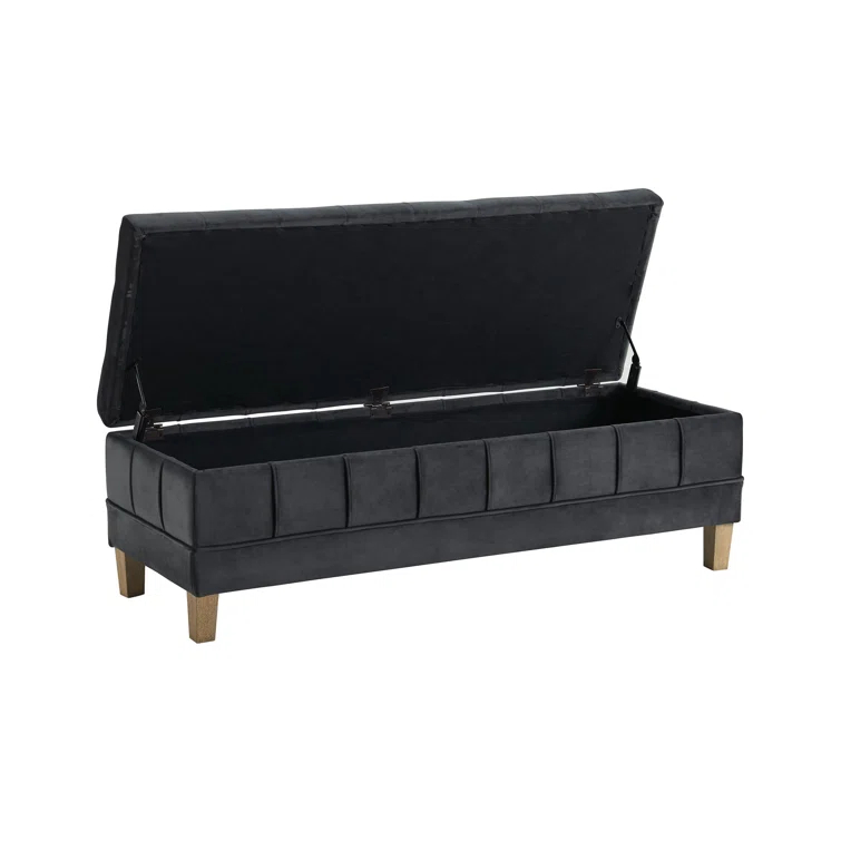 Kelly Clarkson Home Gloria Velvet Ottoman