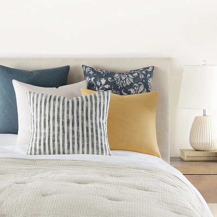 Becky Cameron Solid Cotton Throw Pillow