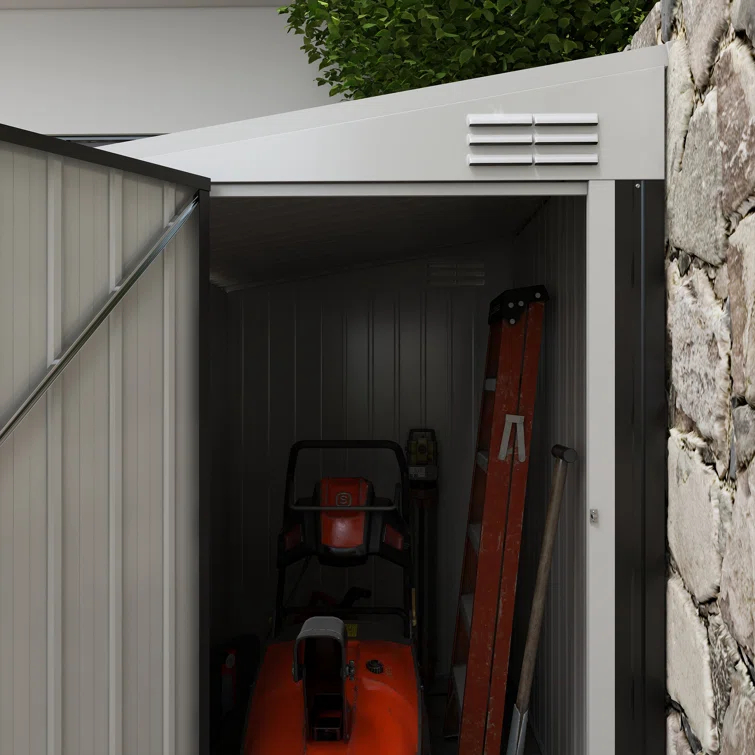 Outsunny Metal Lean-to Storage Shed