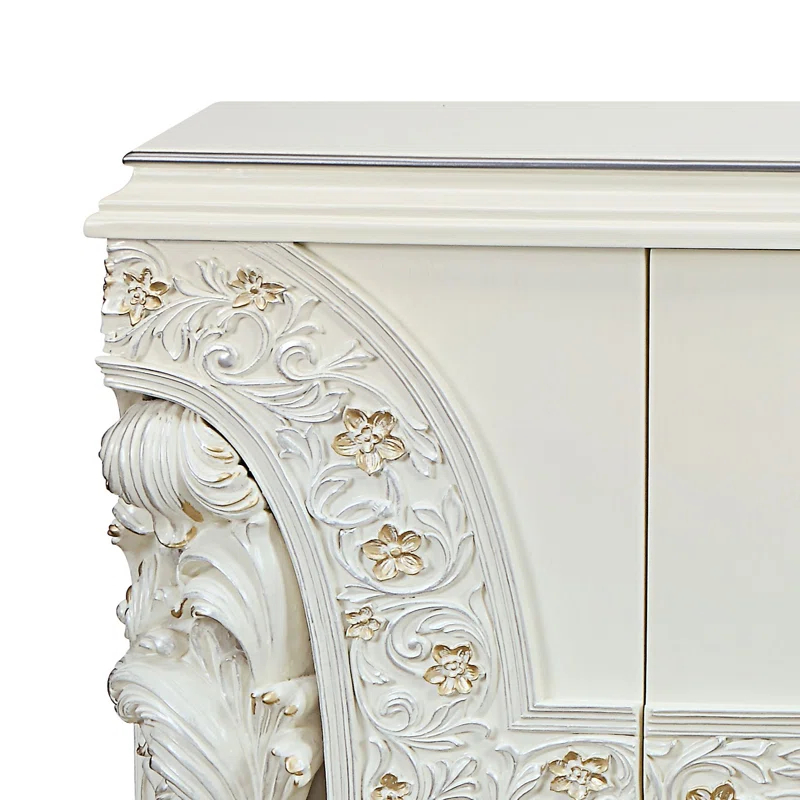 Rosdorf Park Reenan 2-Door Dresser in Antique White