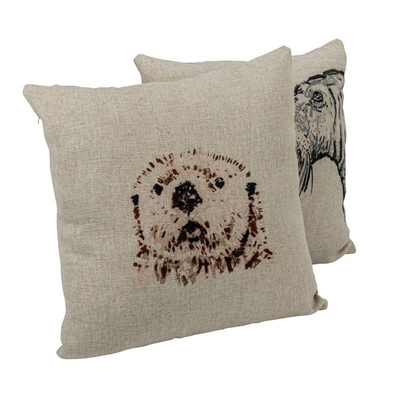 Creative Co-Op Linen Throw Pillow