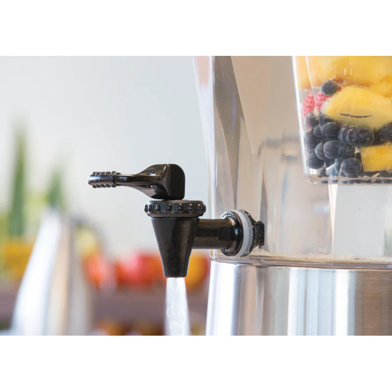 Service Ideas Service Ideas Beverage Dispenser with Optional Infuser Tube, NSF Certified