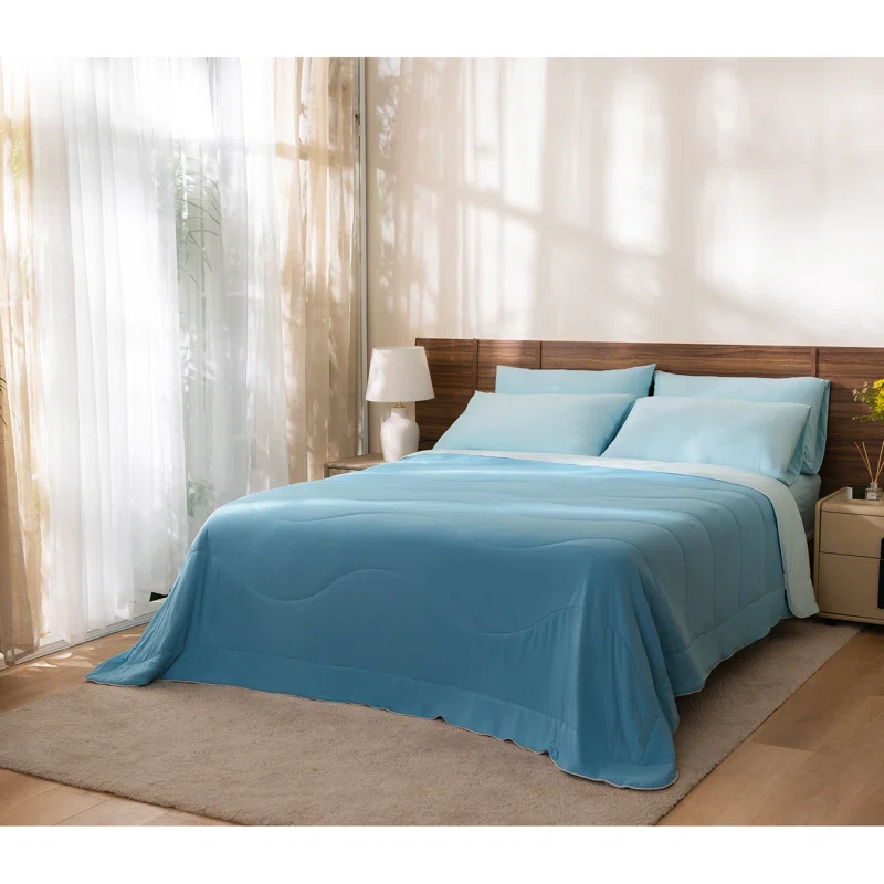 REST REST Evercool Award-Winning Cooling Comforter – Ultra Soft, Breathable, Lightweight, Hypoallergenic, All-Season Comforter for Hot Sleepers, Machine Washable