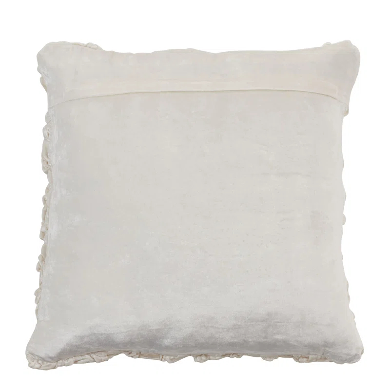 Saro Mali Collection Geometric Cotton Blend Throw Pillow