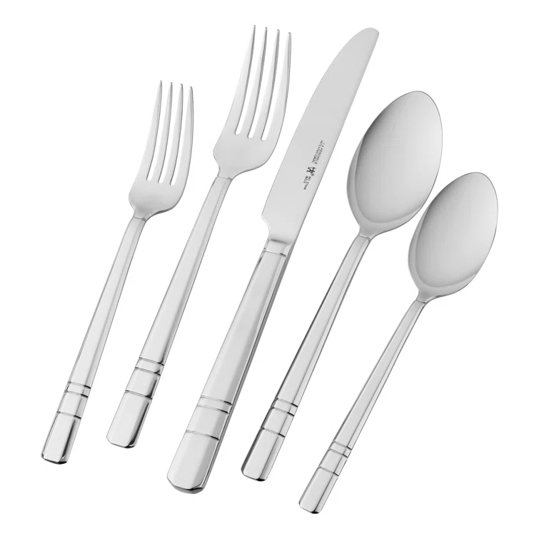 HENCKELS HENCKELS Madison Square 20-Piece 18/10 Stainless Steel Flatware Set