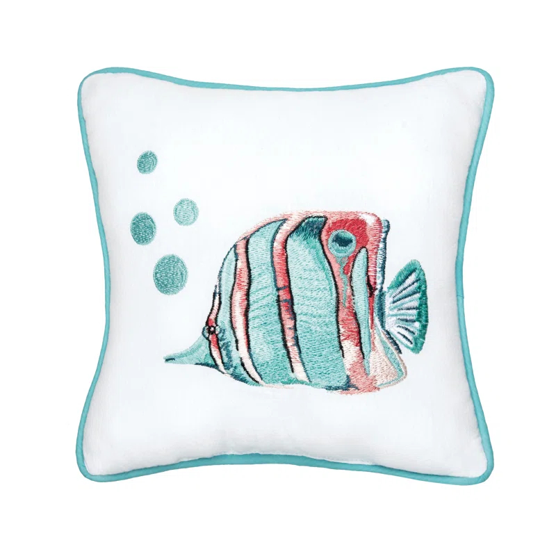 C&F Home Swimming Fish Petite Size Accent Throw Pillow