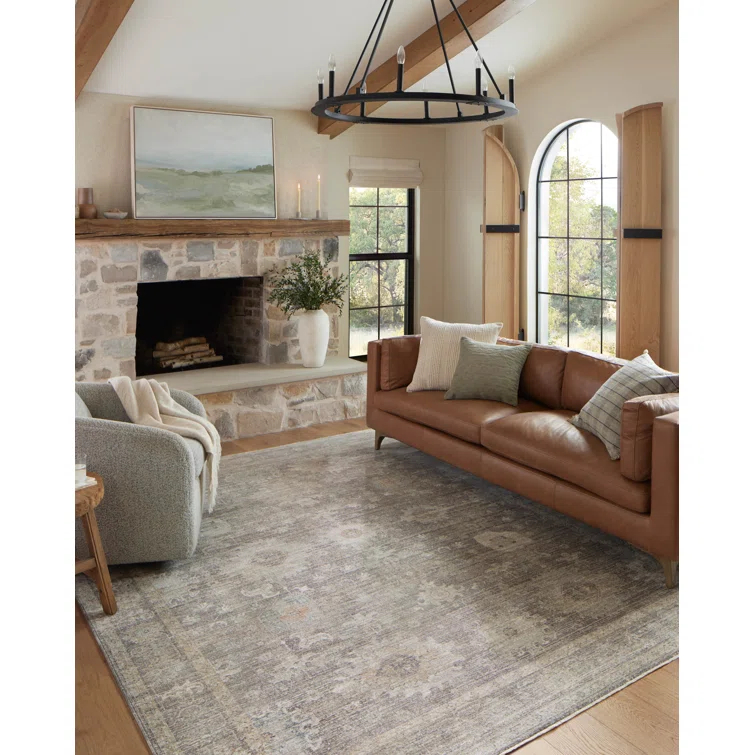 Magnolia Home by Joanna Gaines x Loloi Magnolia Home By Joanna Gaines X Loloi Millie Stone / Natural Area Rug